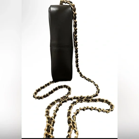 Jennifer Moore quilted bag with gold chain strap vintage EUC - Picture 5 of 7